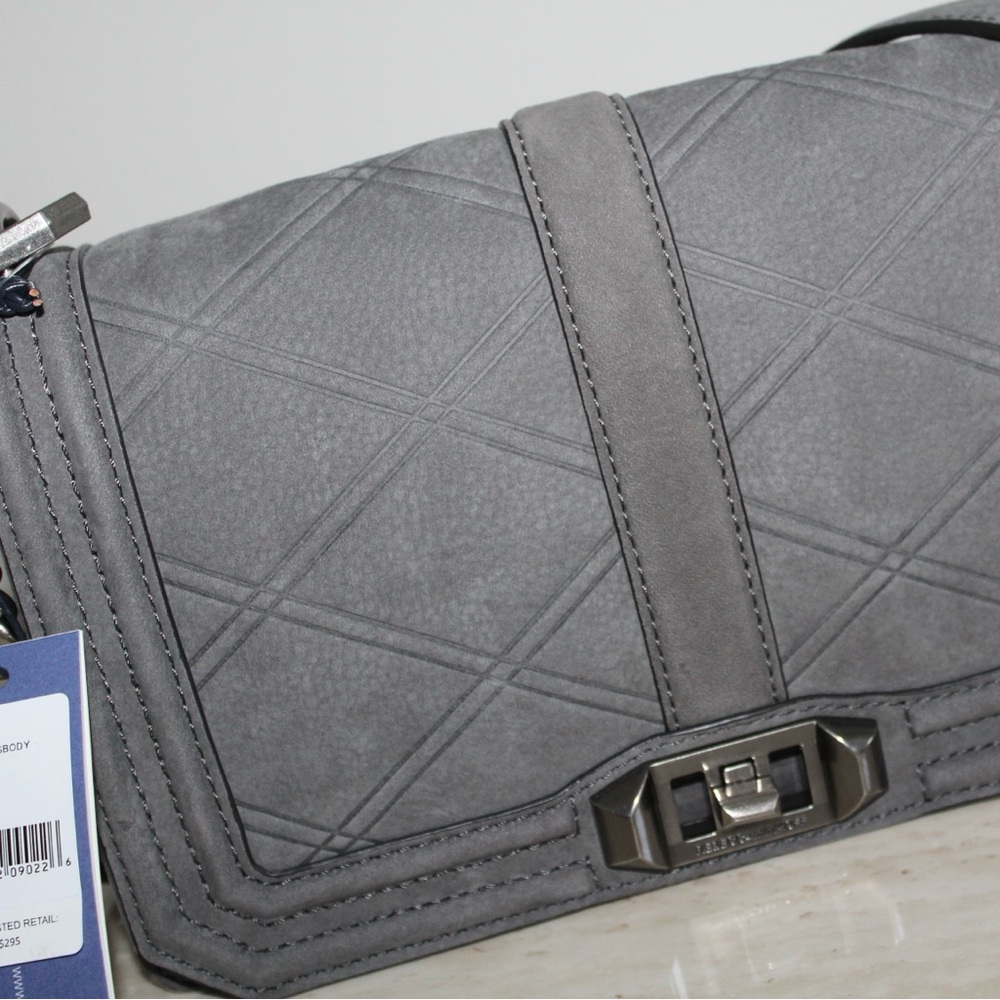 Rebecca Minkoff Grey Love Crossbody Bag - Picture 4 of 16